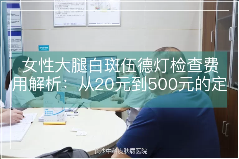 女性大腿白斑伍德灯检查费用解析：从20元到500元的定价逻辑与影响因素